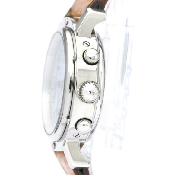 HERMESPolished  Clipper Chronograph Steel Quartz Ladies Watch CL1.310 BF560089 - Picture 4 of 9